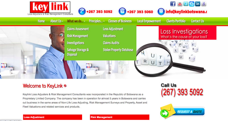 KeyLink Loss Adjusters project