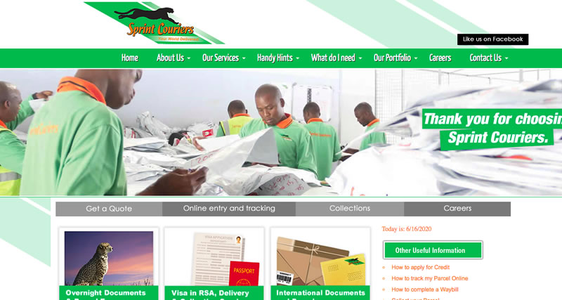 Sprint Couriers project